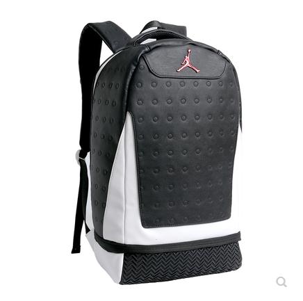 2019 Air Jordan 13 Backpack Black White Grey